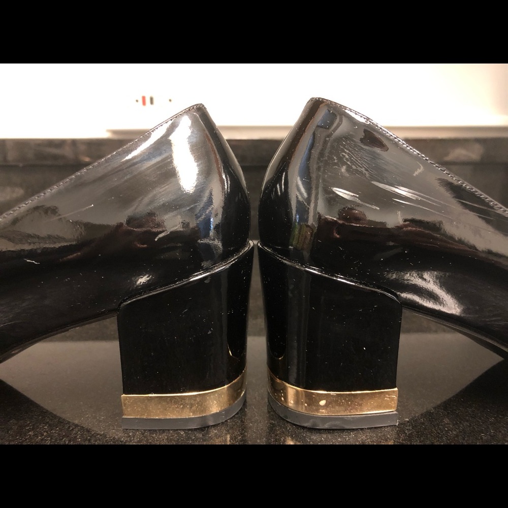 Stuart Weitzman Patent Leather Block Heel Pumps - image 4